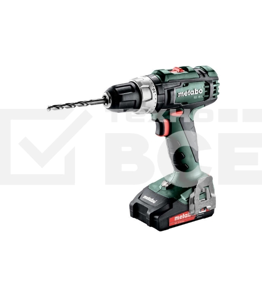Дрель Metabo BS 18 L Акк.винт. [602321500] {50Нм,2х2Ач,кейс}