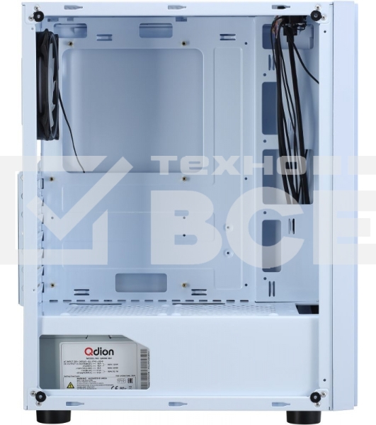 Компьютерный корпус AeroCool/Formula CL-3302W RGb белый без БП ATX 2xUSB 2.0 1xUSB 3.0 audio bott PSU