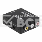 Конвертер 3 RCA на HDMI, пластик, черный  Rexant, фото5