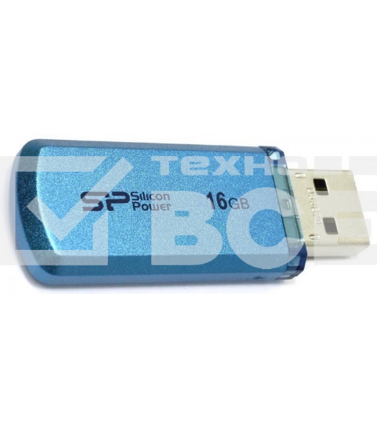 Флеш диск Silicon Power 16Gb Helios 101 SP016GBUF2101V1B USB2.0 синий