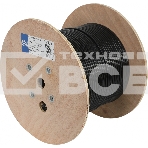 Кабель сетевой Ningbo UTP 4 пары cat5E solid 0.5мм CCA molded 305м серый outdoor стальной трос, фото 1