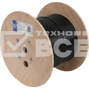 Кабель сетевой Ningbo UTP 4 пары cat5E solid 0.5мм CCA molded 305м серый outdoor стальной трос