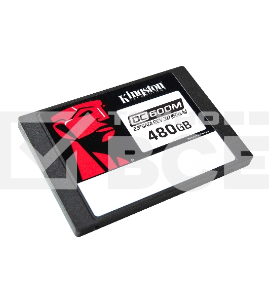 Накопитель SSD Kingston DC600M, 480GB, SATA III, 2.5