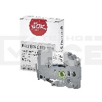 Кассета с лентой S'OK by Sakura Printing TZES931 для Brother, черный на серебре, 12мм/8м, наклейка, фото 1