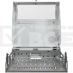 Шкаф коммутационный NTSS (NTSS-SOHO5U) настенный 5U 520x140мм пер.дв.стекл несъемн.бок.пан. 80кг белый IP20, фото3