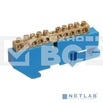 Шина Iek YNN10-69-24D-K07 N 'ноль' на DIN-изол ШНИ-6х9-24-Д-С ИЭК, фото 1