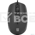 Мышь проводная Defender Alpha MB-507 черный, 1000 dpi, USB, кнопки - 3, фото8