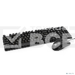 Комплект ExeGate Professional Standard Combo MK110 (клавиатура влагозащищенная 104кл. + мышь оптическая 1000dpi, 3 кнопки и колесо прокрутки, длина кабелей 1,5м; USB, черный, Color Box), фото2