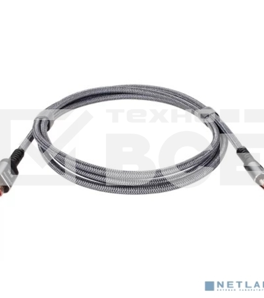 Кабель HDMI 19M/M,ver. 2.1 8KX60Hz (Econom) оплетка 2m iOpen ACG859A-2.0