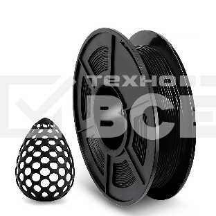 Филамент NVPRINT TPU Black для 3D печати диаметр 1.75мм  длина 165 метров  масса 0,5 кг