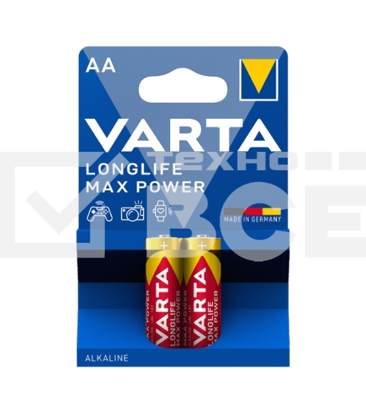 Батарейки VARTA MAX TECH AA бл 2 04706101412