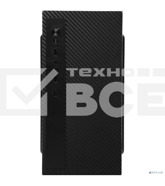 Компьютерный корпус Accord Entry ACC-2053B черный без БП mATX 1x80мм 1x120мм 2xUSB2.0 audio