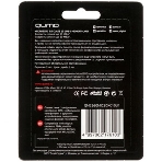 Карта памяти QUMO MicroSDXC 256 GB UHS-I, 3.0 , адаптер в комплекте SD, R/W 90/20 MB/s черно-красная картонная упаковка, фото3