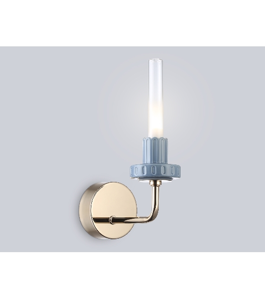 Светильник Ambrella light LH53128 GD/WH/GB золото/белый/серо-синий 2W 3000K 100*190*290