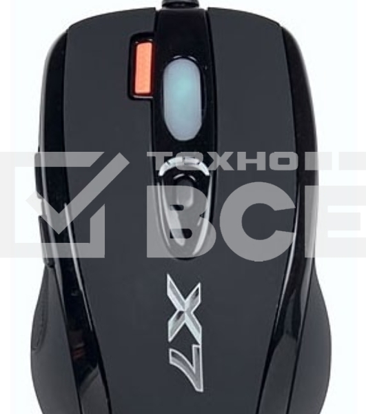 Мышь проводная A4Tech X-710BK черный, 2000 dpi, USB, кнопки - 7