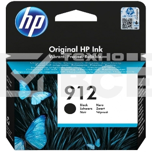 Картридж струйный HP 912 3YL80AE черный (300стр.) для HP DJ IA OfficeJet 801x/802x