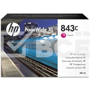Картридж струйный HP 843C 400-ml пурпурный Ink Cartridge