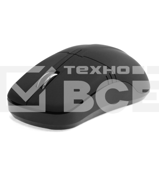 Мышь беспроводная Crown CMM-932W черный, 1000 dpi, радиоканал, USB, кнопки - 3