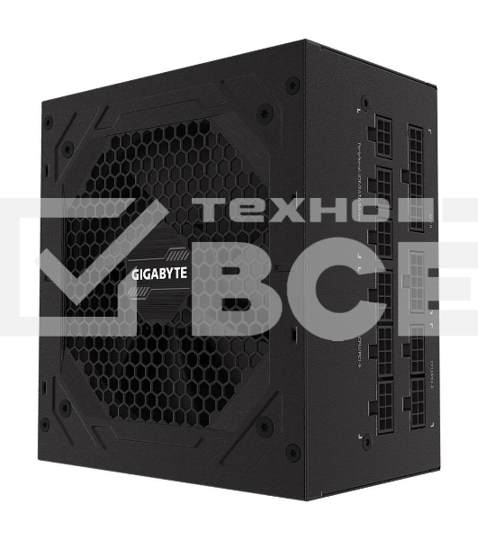 Блок питания Gigabyte GP-P850GM RTL, 850Вт, 80 PLUS Gold, 120мм, модульный, черный