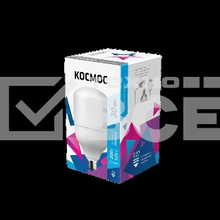 Лампа светодиодная HВтLED 30Вт 220В E27 4500К Космос LksmHWLED30WE2745