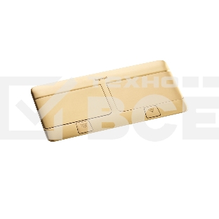 Выдвижной блок 8 (2х4) модулей, латунь