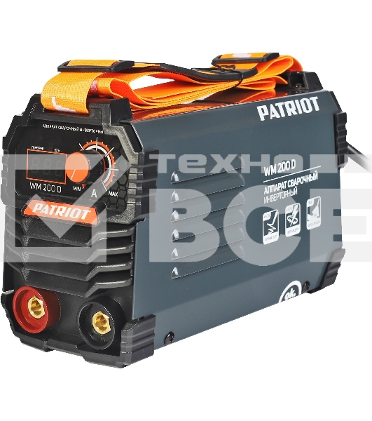 Сварочный аппарат Patriot WM200D инвертор ММА 9.1кВт