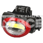 Фонарь налобный Camelion LED5382 черный/красный 3Вт лам.:светодиод. AAAx3 (13366), фото2