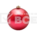 Елочная фигура Шар, 15 см, цвет красный матовый, фото2