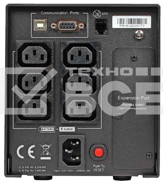 Источник бесперебойного питания CyberPower PR750ELCD 750VA/675W USB/RJ11/45 (6 IEC)