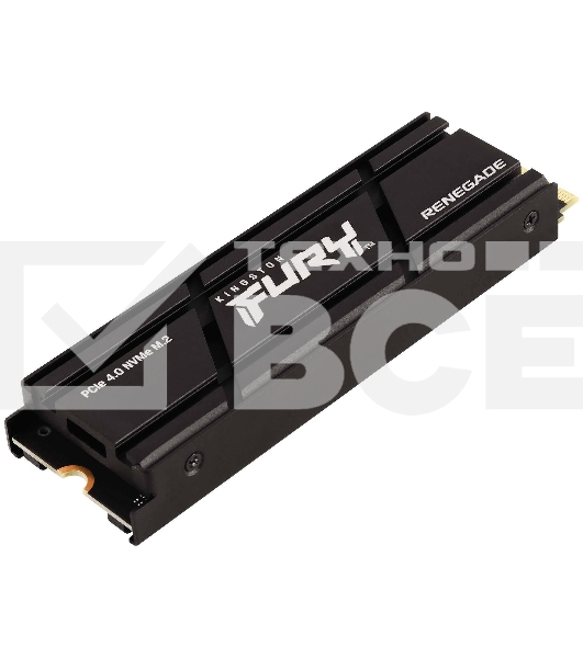Накопитель SSD Kingston Fury Renegade, 2Tb, PCIe 4.0 x4, M.2 2280, NVMe, R/W 7300/7000
