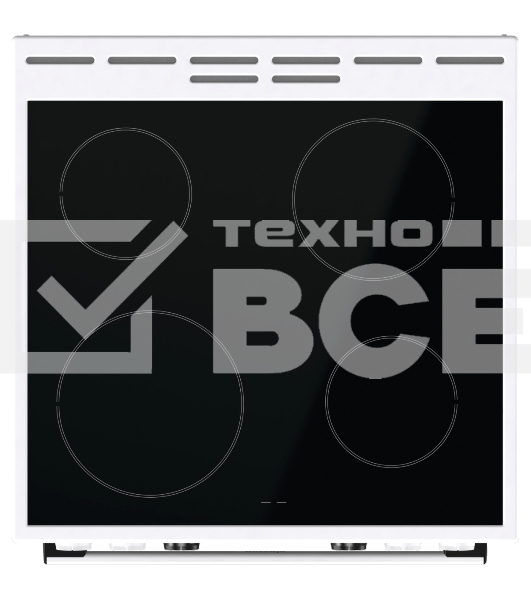 Электрическая плита Gorenje GEC6C40WD белый