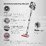 Пылесос вертикальный Polaris PVCS 5090 Clean Expert PRO серый/черный, питание от аккумулятора, 160 Вт, уборка сухая, пылесборник контейнер 0.6 л, работа от АКБ max 60 мин., фото 1