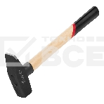 Молоток слесарный Matrix, 1000 г, квадратный боек, деревянная рукоятка, фото5