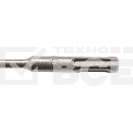 Бур по бетону, двойная спираль, Cobalt W-tip, 6x260 мм, SDS PLUS Denzel, фото3