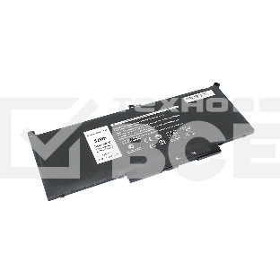 Аккумуляторная батарея для ноутбука Dell Latitude 12 7000 7.6V 6800mAh OEM черный