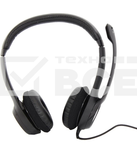 Гарнитура Logitech Headset Logitech H390 USB черный