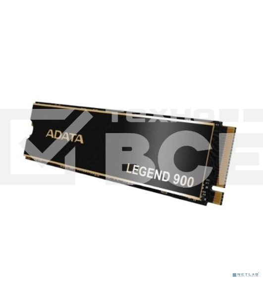 Накопитель SSD ADATA LEGEND 900, 2000Gb, PCIe 4.0 x4, 2280, NVMe, R/W 7000/5400, с радиатором