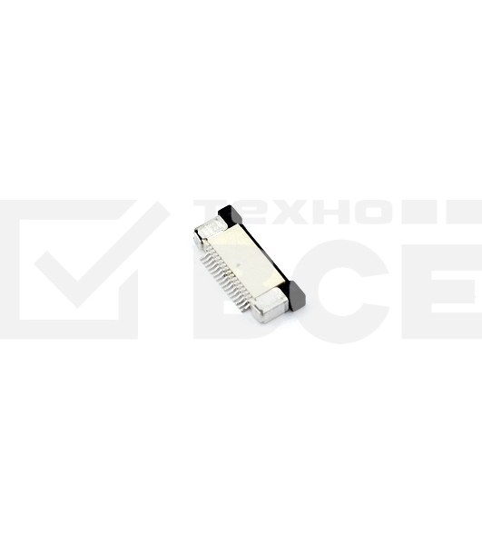 Разъем FPC  Half Coverage Top Contact 0.5K-BS-16PWB 16 pin высота 2мм шаг 0,5мм