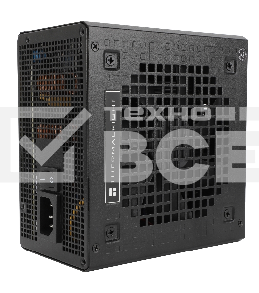 Блок питания Thermalright, 650W 80+ Bronze (ATX, 3.0, Full modular, 1x24(20+4)pin, 2xCPU 8(4+4)pin, 4xPCIe*2 8(6+2)pin, 3xSATA3, 3xMOLEX4pin, Active, 120x120mm, 150x140x86mm, APFC, black)