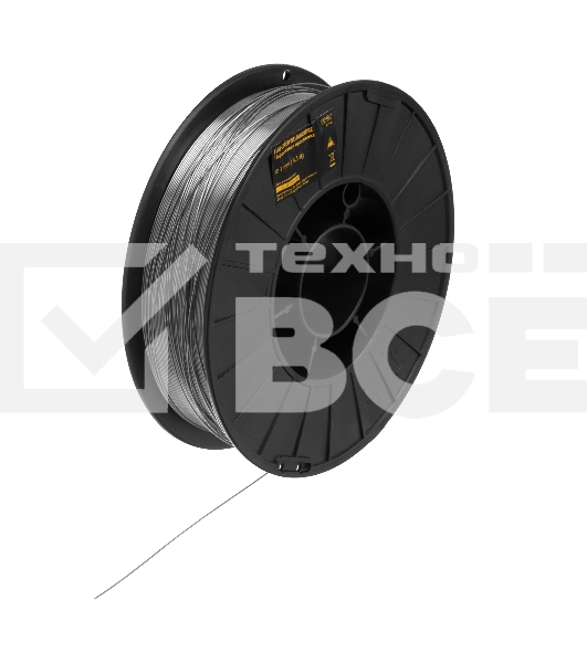 Порошковая проволока Е71TGS, диам. 1 мм, 4,5 кг, диам. катушки D200 Denzel