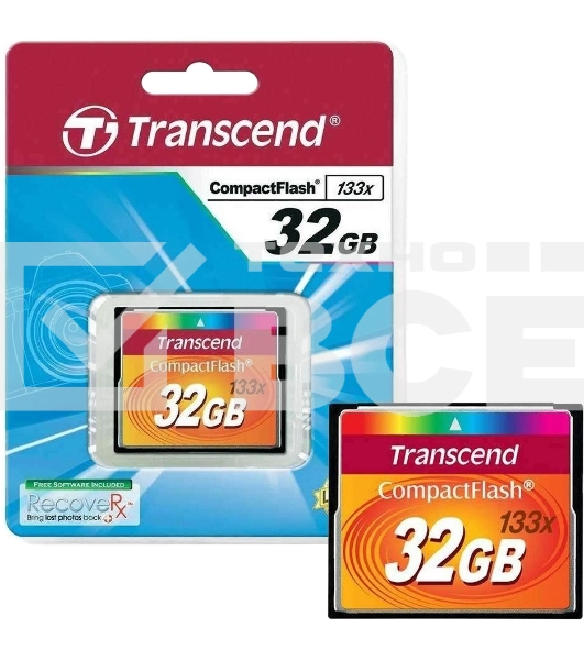 Флеш карта CF 2Gb 133x Type I Transcend (TS2GCF133)