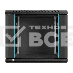Шкаф телекоммуникационный 19' настенный 9U ExeGate EC-WM-9U.600.G.BLACK (19', 9U, 600x600x500мм (ШхГхВ), передняя дверь закаленное стекло, съемные боковые панели, пыле- и влагозащита IP23, черный RAL 9004), фото23