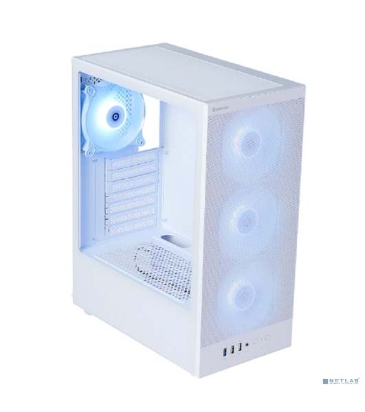 Компьютерный корпус Defender RaptorX белый,ATX,4fans,switch&M/BSync