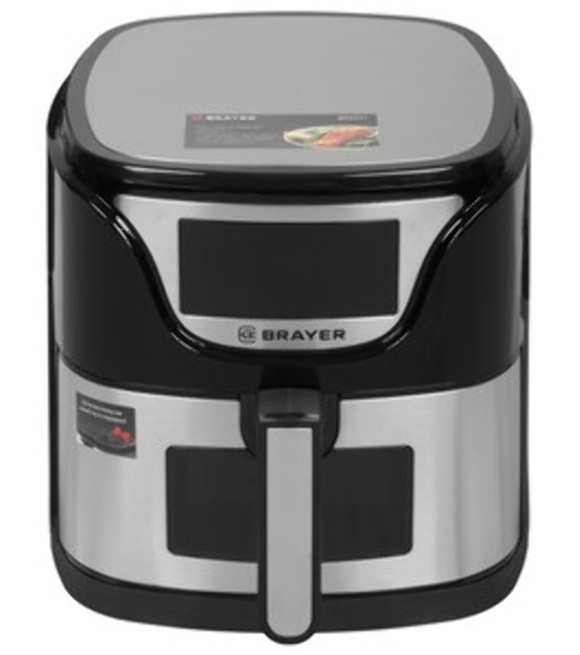 Аэрогриль Brayer BR2037 черный, 1500 Вт, 5 л, сенсор, 7 программ