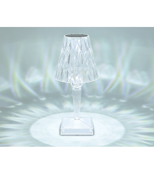 Настольная светодиодная лампа Ambrella light DE8055 CL прозрачный LED 3000K/4200K/6400K 3W