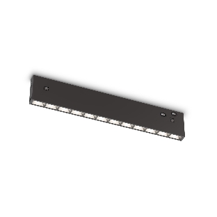 Трековый светильник GL2335 BK черный IP20 10W 3CCT 3000/4200/6400K 48V 200*10*37