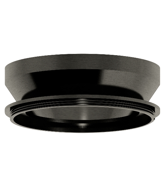 Насадка для корпуса светильника N8902 PBK черный полированный D85*H30mm Out25mm GX53