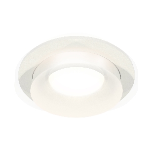 Комплект встраиваемого светильника Ambrella light XC7621044 SWH/FR белый песок/белый матовый MR16 GU5.3 (C7621, N7165)