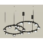 Светильник Ambrella light XR92091210/16 SBK/PPH/PBK черный песок/графит полированный/черный полированный GX53, фото 1