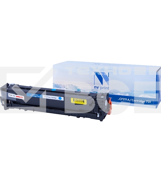 Картридж лазерный NVPrint совместимый HP CF211A/Canon 731 Cyan для LaserJet Color Pro M251n/M251nw/M276n/M276nw/Canon LBP-7100Cn/7110Cw (1800k)